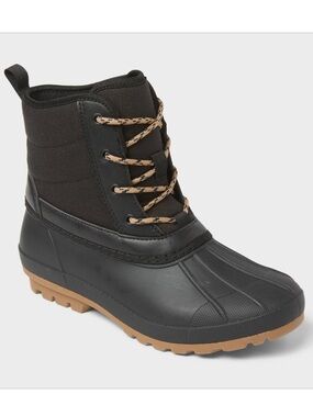 Universal Thread Black Tiffani Boots with Memory Foam Insole